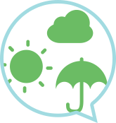 現地の天気はどうかな